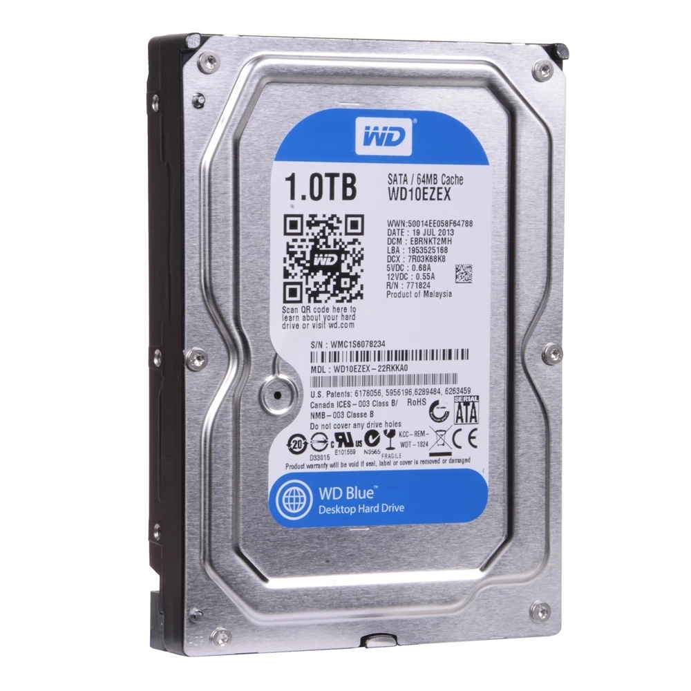 WD Blue Mainstream 1TB 7200RPM SATA III 6Gb/s 3.5" Internal CMR Hard Drive - Image 3