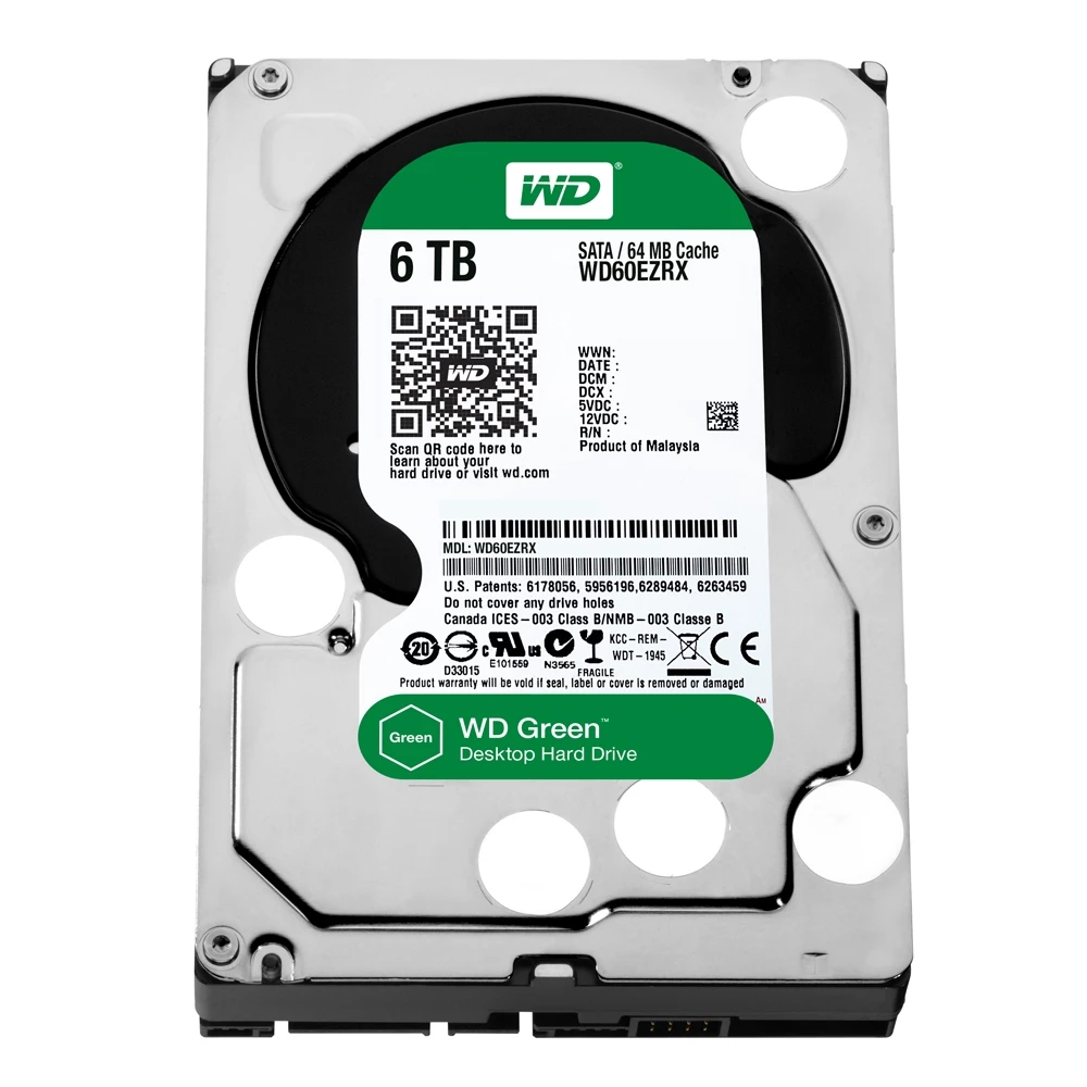 WD Blue Mainstream 6TB 5400RPM SATA III 6Gb/s 3.5" Internal SMR Hard Drive - Image 2