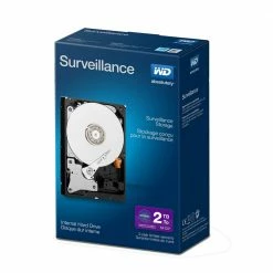 WD Purple Surveillance 2TB 5400RPM SATA III 6Gb/s 3.5" Internal CMR Hard Drive