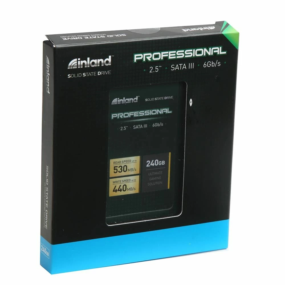 Inland Professional 240GB SSD SATA 3.0 6 GBps 2.5 Inch 7mm TLC 3D NAND Internal Solid State Drive - Image 4