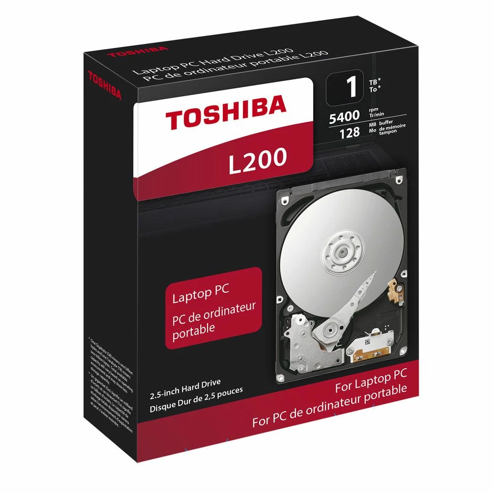 Toshiba L200 1TB 5400RPM SATA III 6Gb/s 2.5" Internal SMR Hard Drive - Image 4