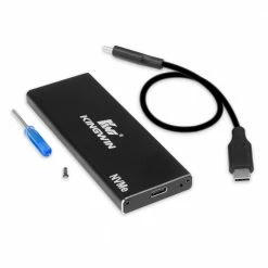 Kingwin USB 3.1 Type-C To M.2 NVMe External Hard Drive Enclosure