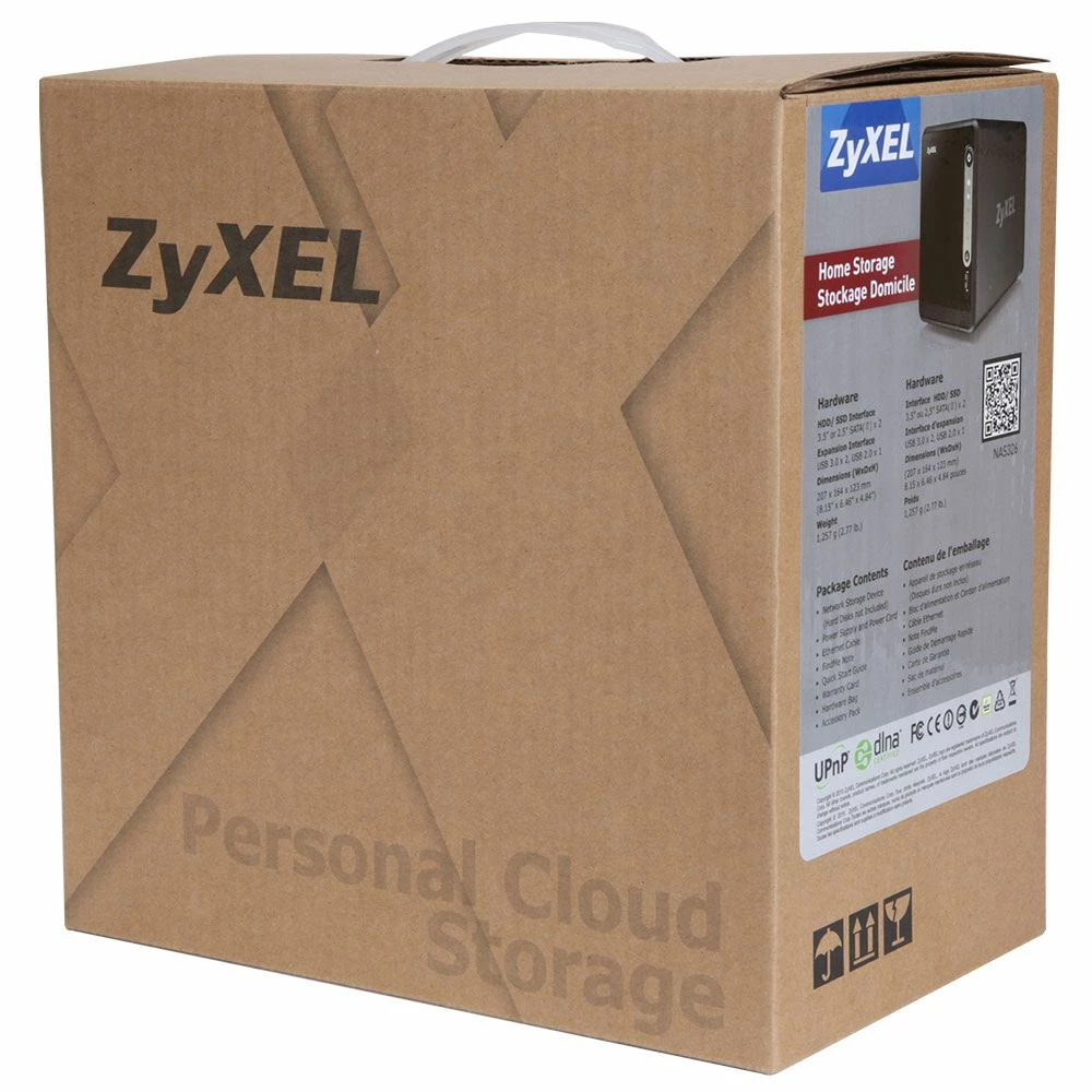 Zyxel NAS326 2-Bay Personal Cloud Diskless Network Attached Storage (NAS) - Image 5