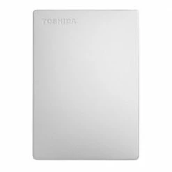 Toshiba Canvio Slim 2TB USB 3.1 (Gen 1 Type-A) 2.5" Portable External Hard Drive - Silver