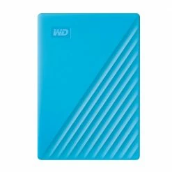 WD My Passport 4TB USB 3.2 (Gen 1 Type-A) 2.5" Portable External Hard Drive - Blue
