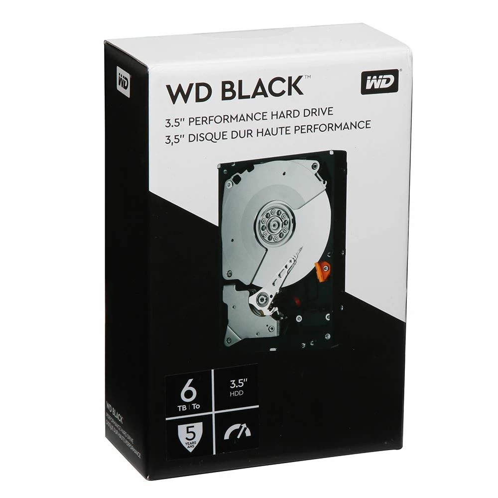 WD Black Performance Drive 6TB 7200RPM SATA III 6Gb/s 3.5" Internal CMR Hard Drive - Image 6