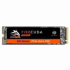 Seagate Firecuda 520 1TB Performance M.2 NVMe 1.3 Interface, PCIe Gen4 X4 For Gaming, PC Gaming, Laptop, Desktop, Internal Solid State Drive SSD, 3D TLC, (ZP1000GM3A002)