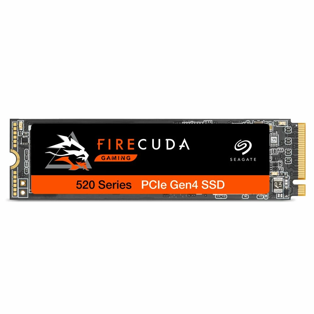 Seagate Firecuda 520 1TB Performance M.2 NVMe 1.3 Interface, PCIe Gen4 X4 For Gaming, PC Gaming, Laptop, Desktop, Internal Solid State Drive SSD, 3D TLC, (ZP1000GM3A002)