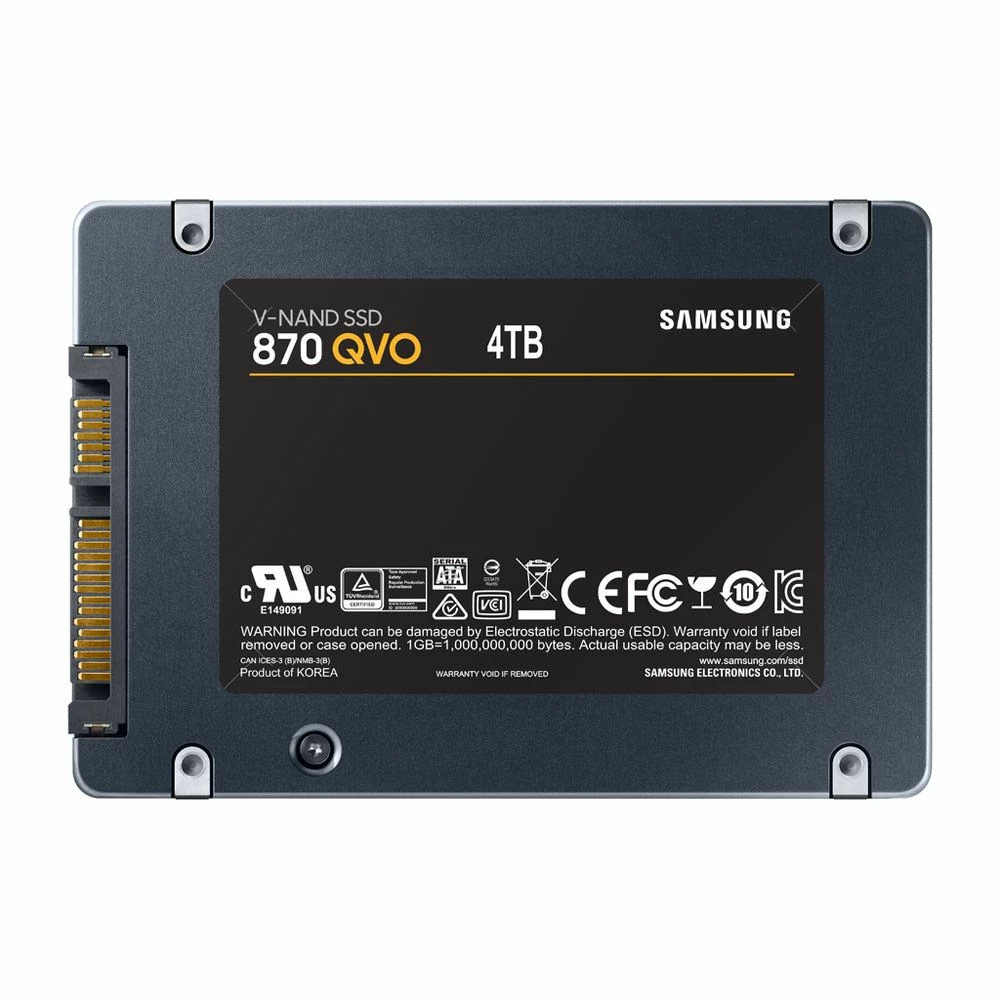 Samsung 870 QVO 4TB SSD 4-bit MLC V-NAND SATA III 6Gb/s 2.5" Internal Solid State Drive - Image 3