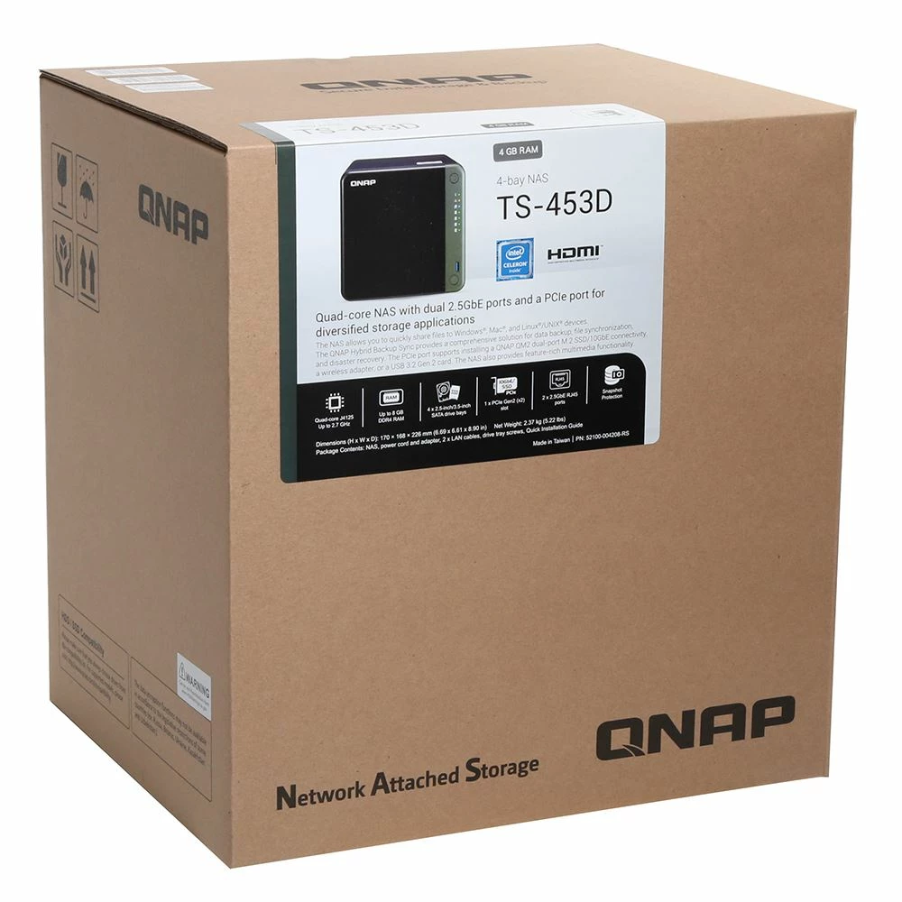 QNAP TS 453D 4-Bay Desktop NAS - Image 3