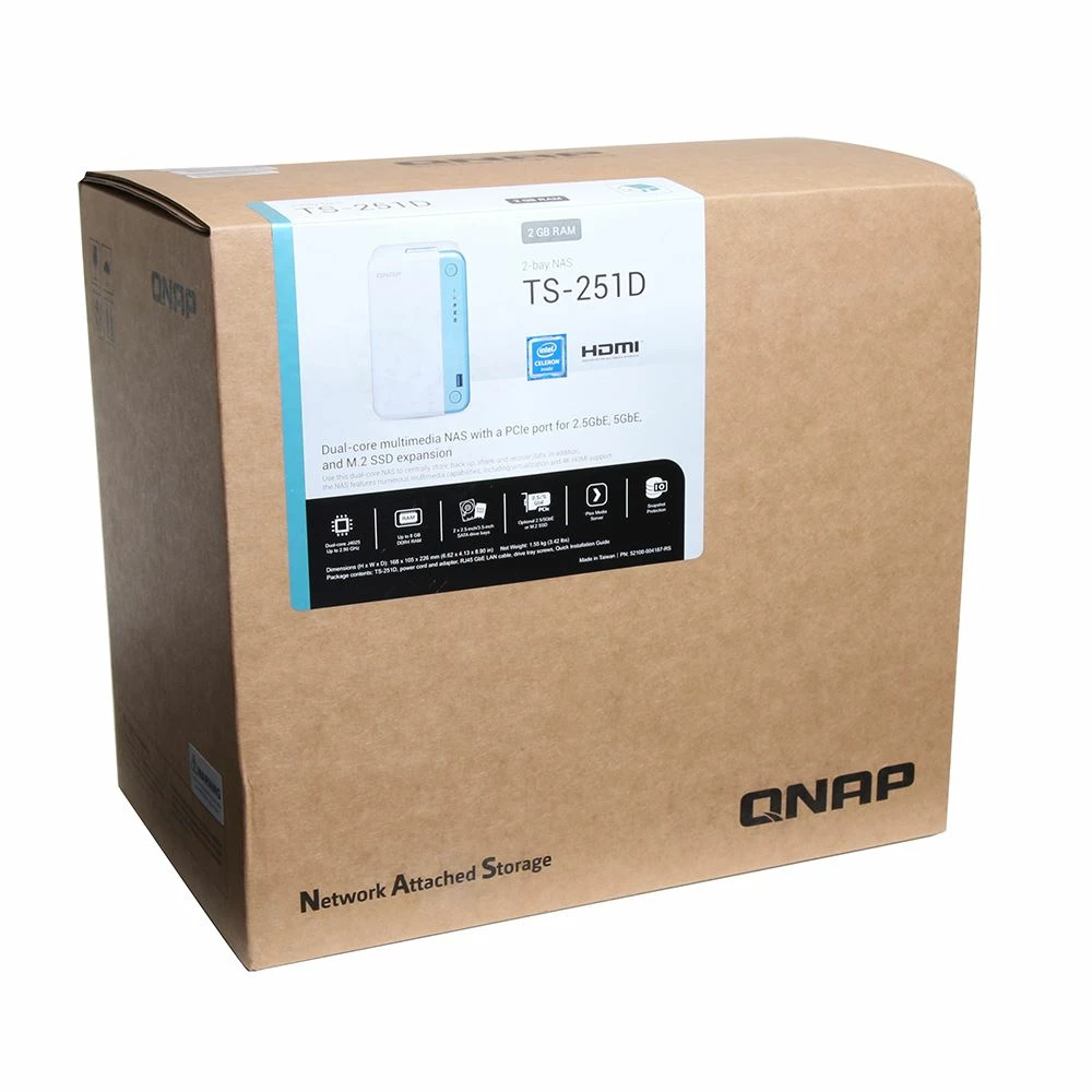 QNAP TS-251D 2-Bay Diskless Network Attached Storage (NAS) - Image 6