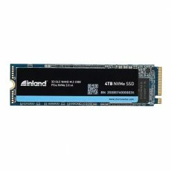 Inland Platinum 4TB SSD M.2 2280 NVMe PCIe Gen 3.0x4 3D NAND Internal Solid State Drive, PCIe Express 3.1 And NVMe 1.3 Compatible, Ultimate Gaming Solution