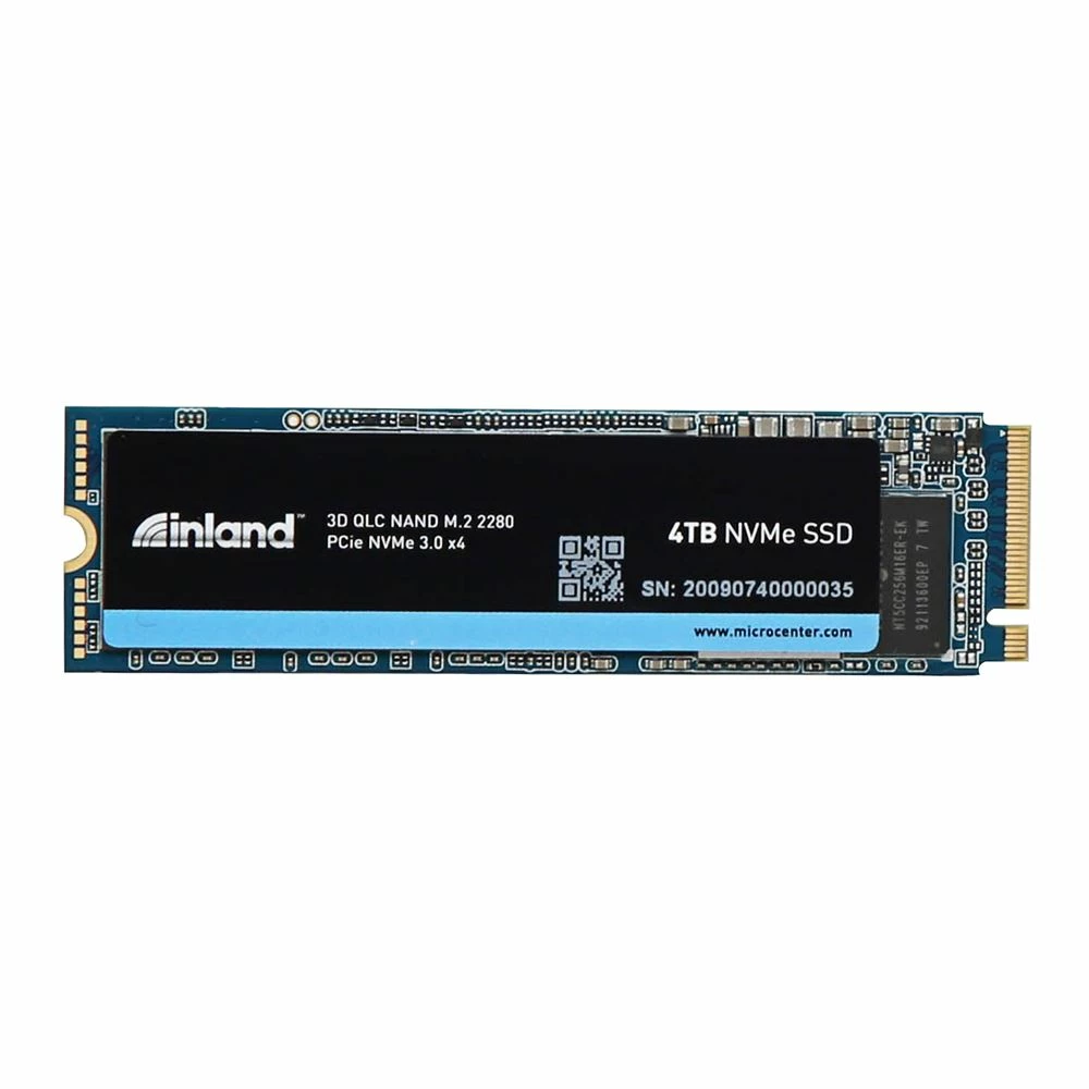 Inland Platinum 4TB SSD M.2 2280 NVMe PCIe Gen 3.0x4 3D NAND Internal Solid State Drive, PCIe Express 3.1 And NVMe 1.3 Compatible, Ultimate Gaming Solution
