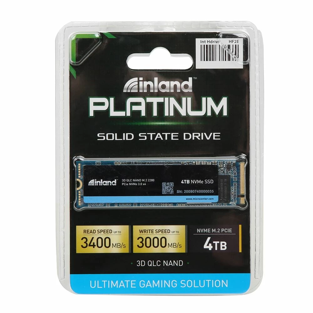 Inland Platinum 4TB SSD M.2 2280 NVMe PCIe Gen 3.0x4 3D NAND Internal Solid State Drive, PCIe Express 3.1 And NVMe 1.3 Compatible, Ultimate Gaming Solution - Image 2
