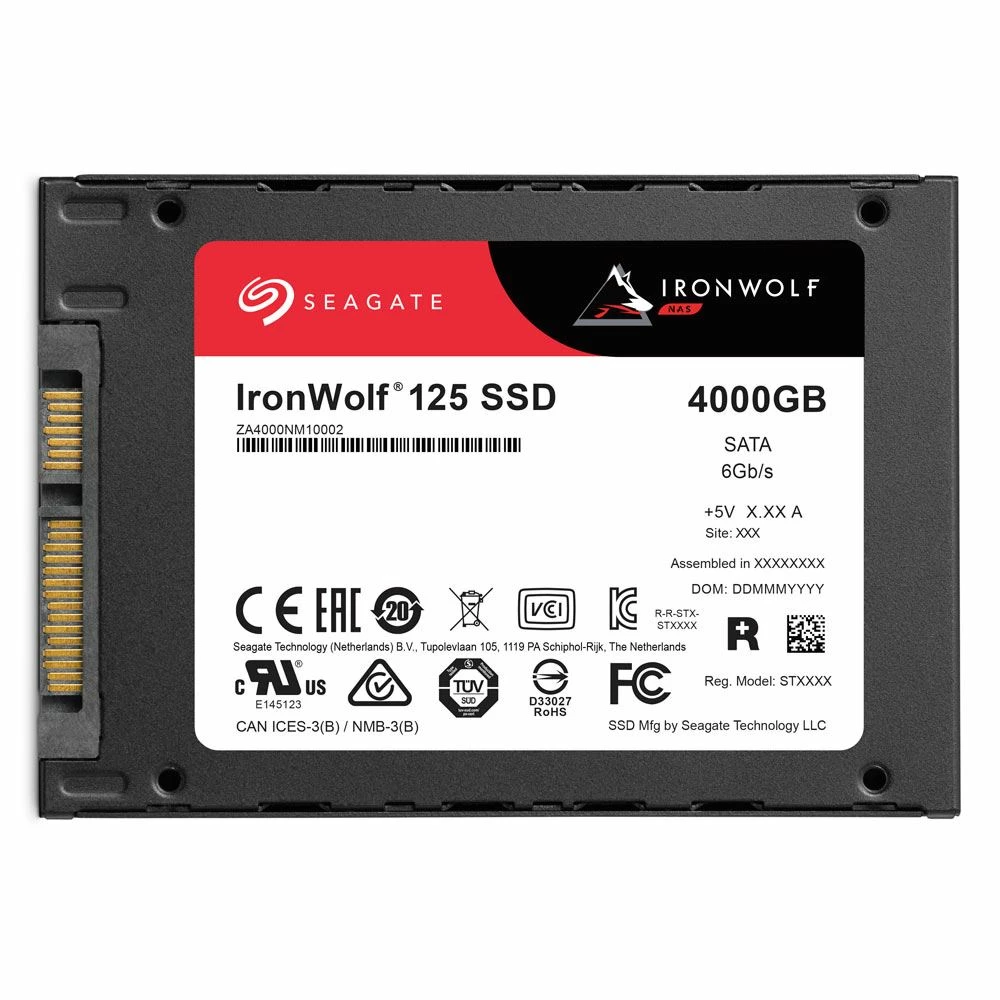 Seagate IronWolf 125 4TB SSD 3D TLC NAND SATA III 6Gb/s 2.5" Internal Solid State Drive - Image 4