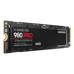Samsung 980 Pro SSD 500GB M.2 NVMe Interface PCIe Gen 4x4 Internal Solid State Drive With V-NAND 3 Bit MLC Technology (MZ-V8P500B)