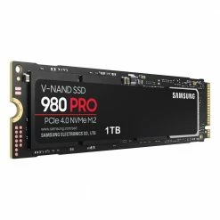 Samsung 980 Pro SSD 1TB M.2 NVMe Interface PCIe Gen 4x4 Internal Solid State Drive With V-NAND 3 Bit MLC Technology (MZ-V8P1T0B)