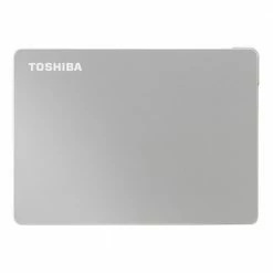 Toshiba Canvio Flex 2TB USB 3.1 (Gen 1 Type-A) And USB 3.1 (Gen 1 Type-C) 2.5" Portable External Hard Drive - Silver