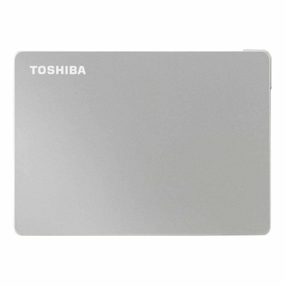 Toshiba Canvio Flex 2TB USB 3.1 (Gen 1 Type-A) And USB 3.1 (Gen 1 Type-C) 2.5" Portable External Hard Drive - Silver
