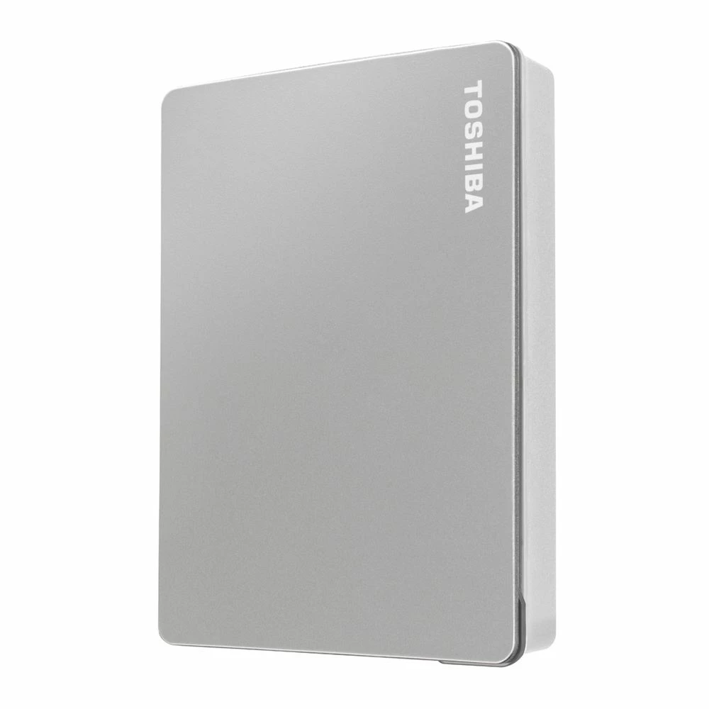 Toshiba Canvio Flex 2TB USB 3.1 (Gen 1 Type-A) And USB 3.1 (Gen 1 Type-C) 2.5" Portable External Hard Drive - Silver - Image 2