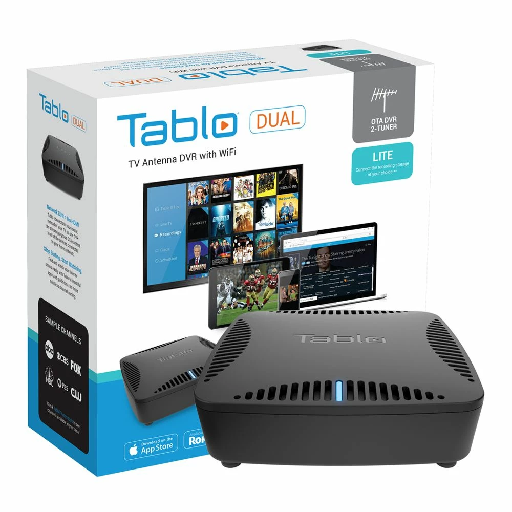 Tablo DUAL LITE TDNS2B-01-CN Tuner - Black Over-The-Air OTA Digital Video Recorder DVR For Cord Cutters; WiFi; Live TV Streaming - Image 8