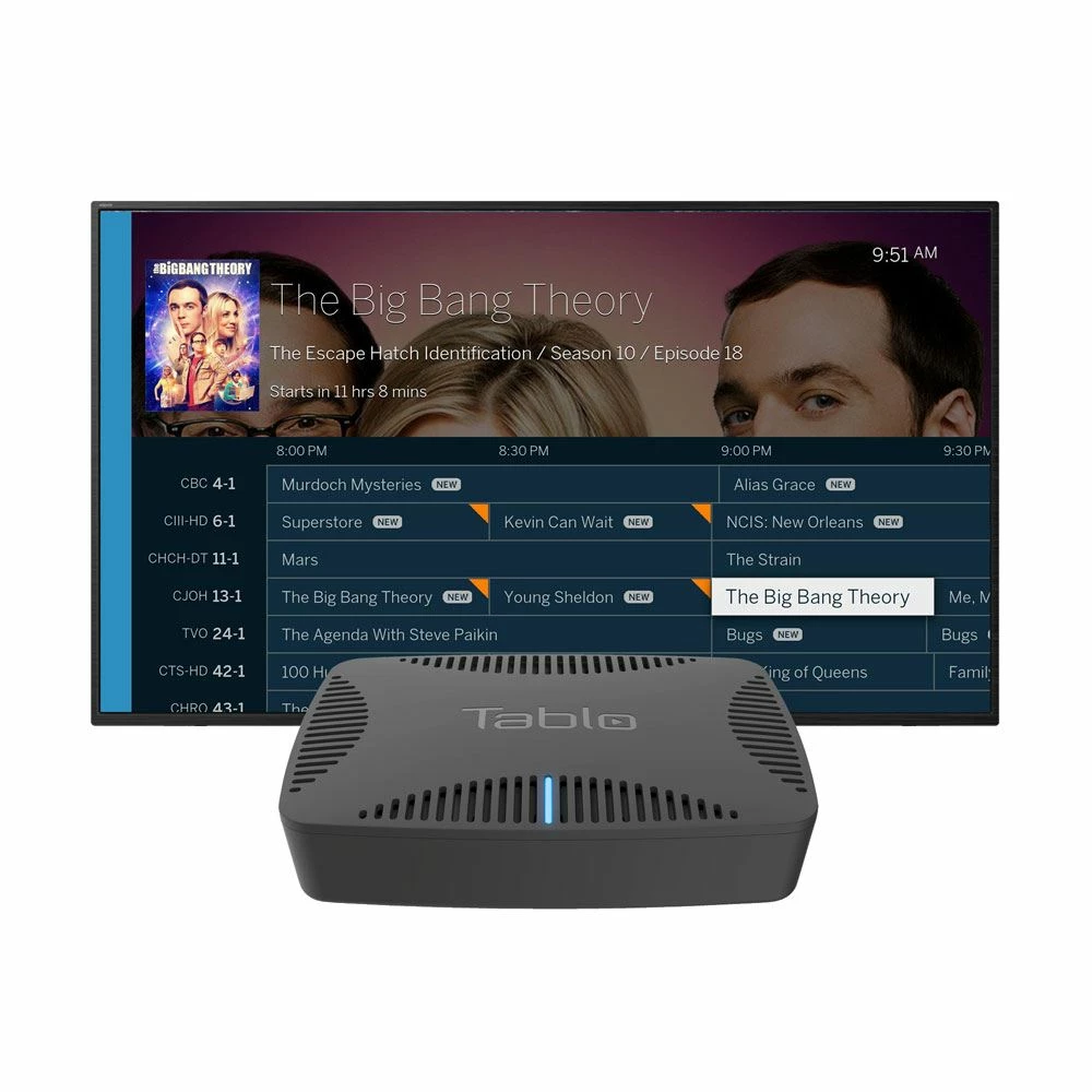 Tablo Quad TQNS4B-01-CN Tuner - Black Over-The-Air OTA Digital Video Recorder DVR For Cord Cutters; WiFi; Live TV Streaming - Image 5