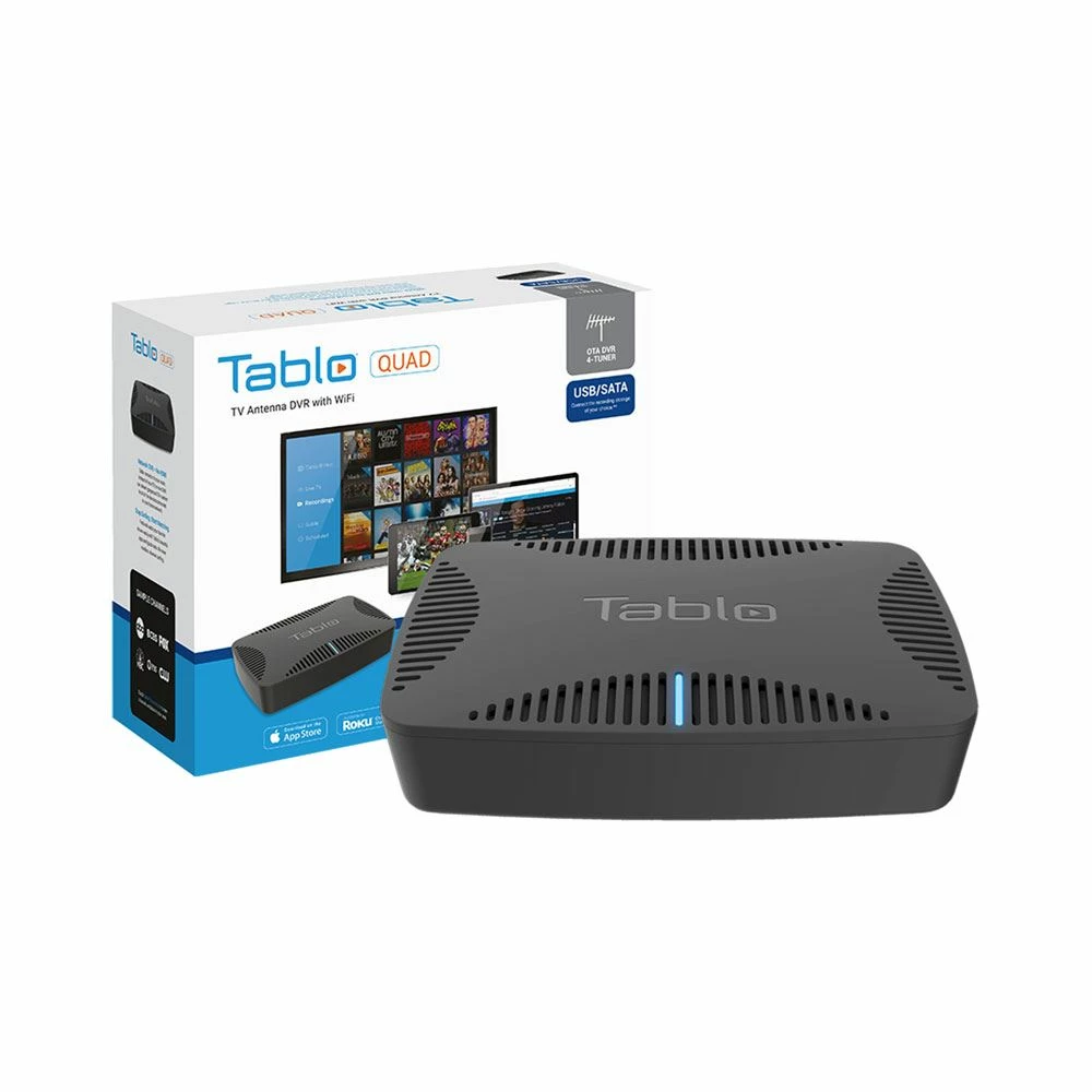 Tablo Quad TQNS4B-01-CN Tuner - Black Over-The-Air OTA Digital Video Recorder DVR For Cord Cutters; WiFi; Live TV Streaming - Image 7