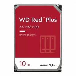 WD 10TB Red Plus 5400RPM SATA III 6Gb/s 3.5" Internal NAS CMR Hard Drive