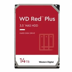 WD 14TB Red Plus 5400RPM SATA III 6Gb/s 3.5" Internal NAS CMR Hard Drive
