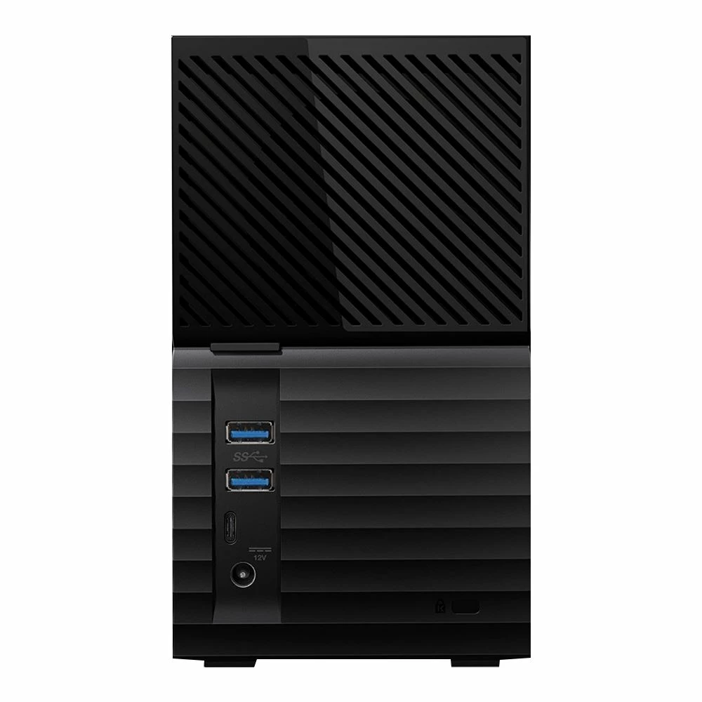 WD 16TB My Book Duo Desktop RAID External Hard Drive, USB 3.1 (Gen 1 Type-A) And USB 3.1 (Gen 1 Type-C) Connection - WDBFBE0160JBK-NESN - Image 2