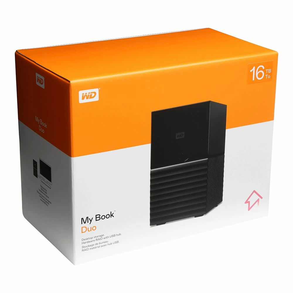 WD 16TB My Book Duo Desktop RAID External Hard Drive, USB 3.1 (Gen 1 Type-A) And USB 3.1 (Gen 1 Type-C) Connection - WDBFBE0160JBK-NESN - Image 3