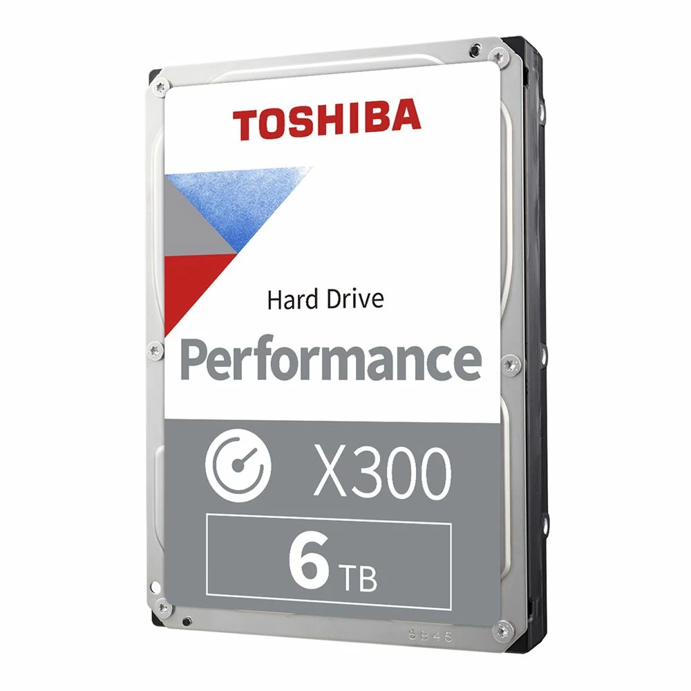 Toshiba X300 Performance And Gaming 6TB 7200RPM SATA III 6Gb/s 3.5" Internal CMR Hard Drive