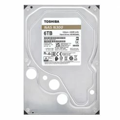 Toshiba N300 6TB 7200RPM SATA III 6Gb/s 3.5" Internal NAS CMR Hard Drive