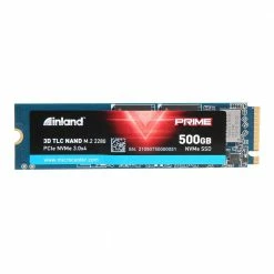 Inland Prime 500GB SSD NVMe PCIe Gen 3.0x4 M.2 2280 3D NAND Internal Solid State Drive Read/Write Speed Up To 3,300 MBps And 2,300 MBps; PCIe Express 3.1 And NVMe 1.3 Compatible; Ultimate Gaming Solution