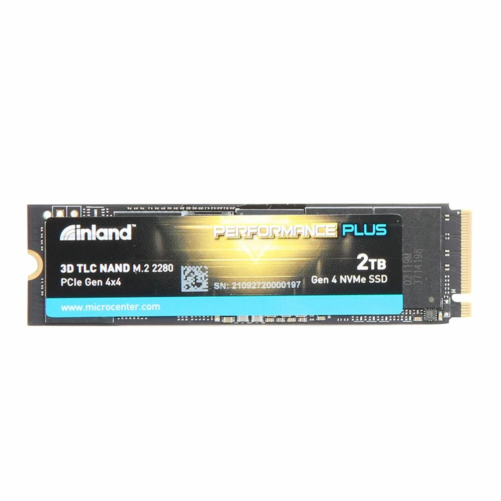Inland Performance Plus 2TB 3D TLC NAND PCIe Gen 4 X4 NVMe M.2 Internal SSD
