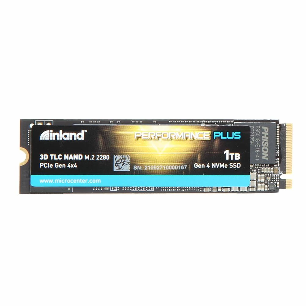 Inland Performance Plus 1TB 3D TLC NAND PCIe Gen 4 X4 NVMe M.2 Internal SSD