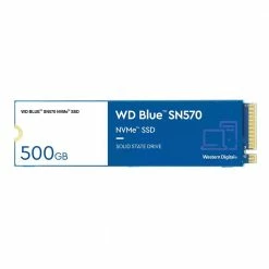 WD Blue SN570 500GB TLC 3D NAND PCIe Gen 3 X4 NVMe M.2 Internal SSD