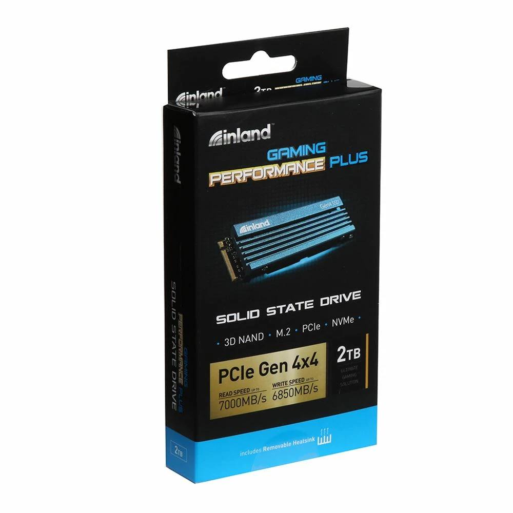 Inland Gaming Performance Plus 2TB SSD 3D TLC NAND PCIe NVMe Gen 4 X 4 M.2 2280 Heatsink Compatible With PS5 Internal Solid State Drive - Image 2