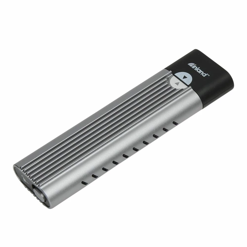 Inland Premium USB-C To SATA And PCIe NVMe SSD Enclosure