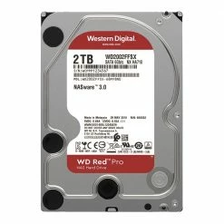 WD Red Pro 2TB 7200RPM SATA III 6Gb/s 3.5" Internal NAS CMR Hard Drive