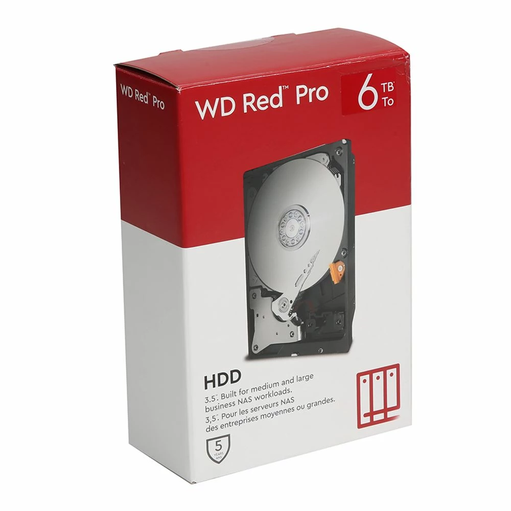 WD Red Pro 6TB 7200RPM SATA III 6Gb/s 3.5" Internal NAS CMR Hard Drive - Image 3