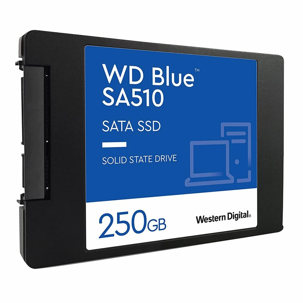 Western Digital Blue SA510 250GB SSD 3D NAND SATA III 6Gb/s 2.5" Internal Solid State Drive 4 Western Digital Blue SA510 250GB SSD 3D NAND SATA III 6Gb/s 2.5" Internal Solid State Drive - Image 2