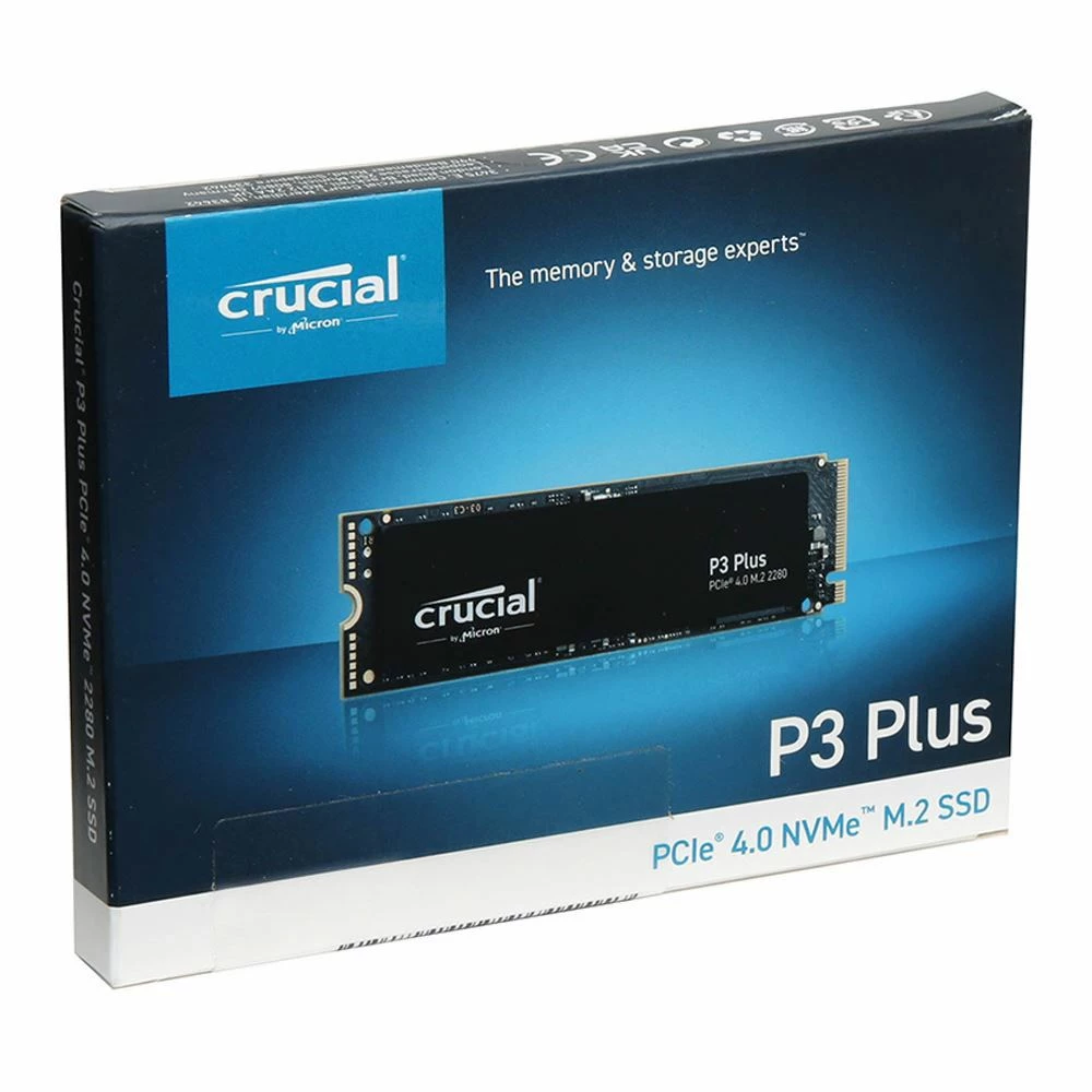 Crucial P3 Plus 2TB 3D NAND Flash PCIe Gen 4 X4 NVMe M.2 Internal SSD - Image 5