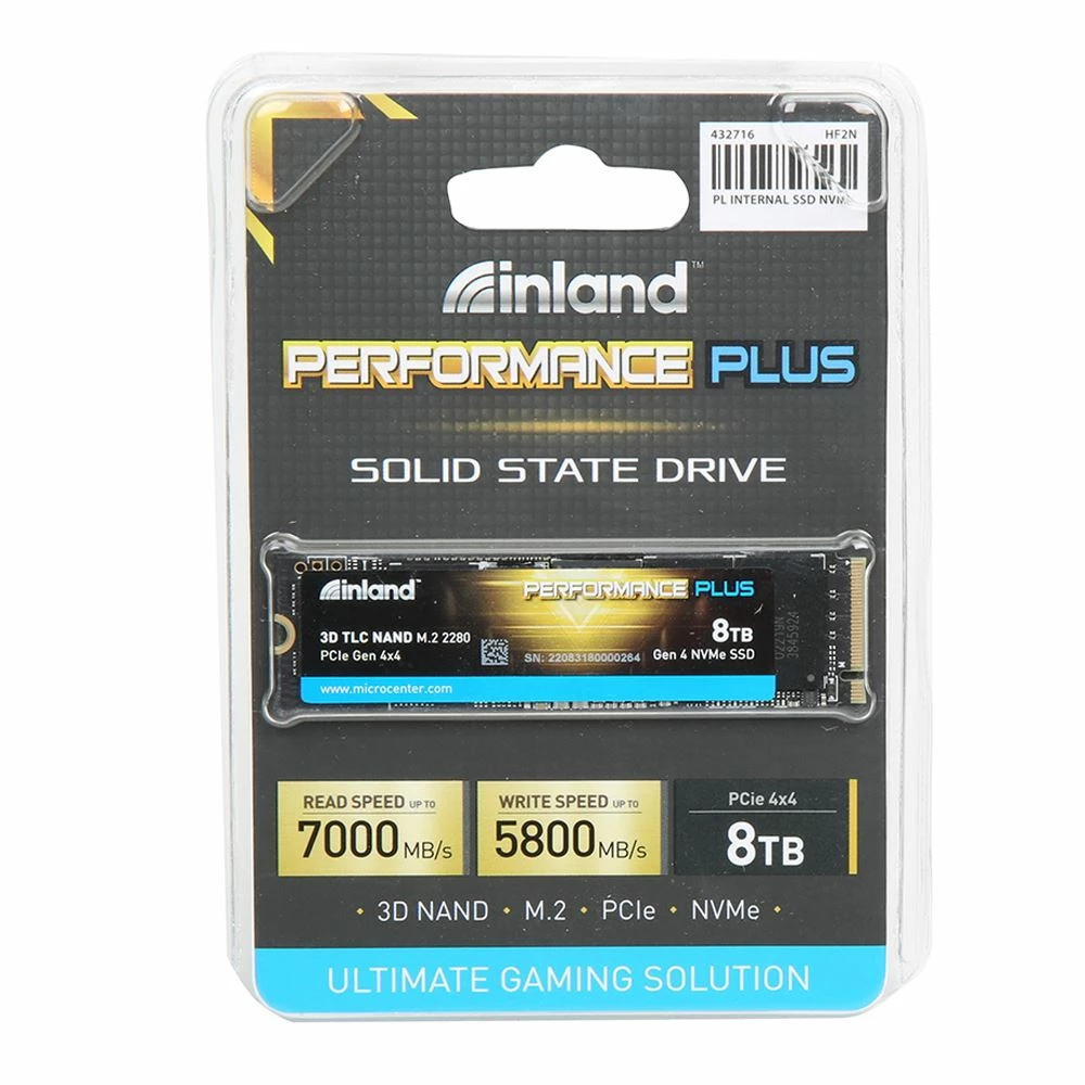 Inland Performance Plus 8TB 3D TLC NAND PCIe Gen 4 X4 NVMe M.2 Internal SSD - Image 3
