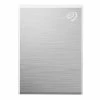 Seagate One Touch 1TB USB 3.2 Gen 2 Type-C External Portable SSD With Rescue Data Recovery Services - Silver