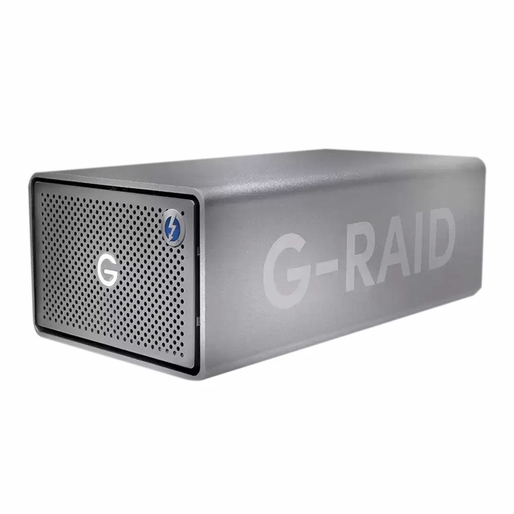 WD Professional G-RAID 2 12TB Enterprise-Class 2-Bay Desktop Drive, 7200RPM Ultrastar Drive Inside, Thunderbolt 3, USB-C, HDMI Port, Hardware RAID
