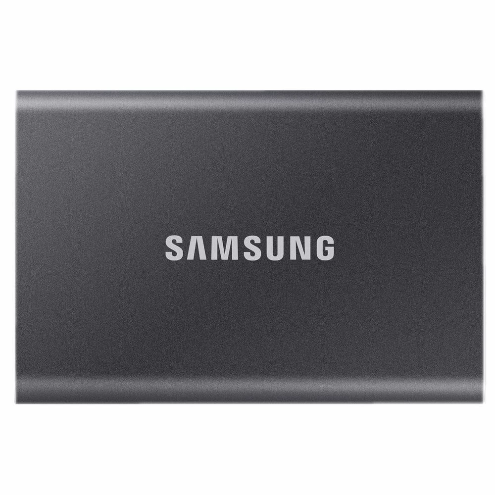 Samsung T7 Portable SSD 500GB USB 3.2 Gen 2 External Solid State Drive Up To 1050MB/s Read Speed - Gray (MU-PC500T/AM)