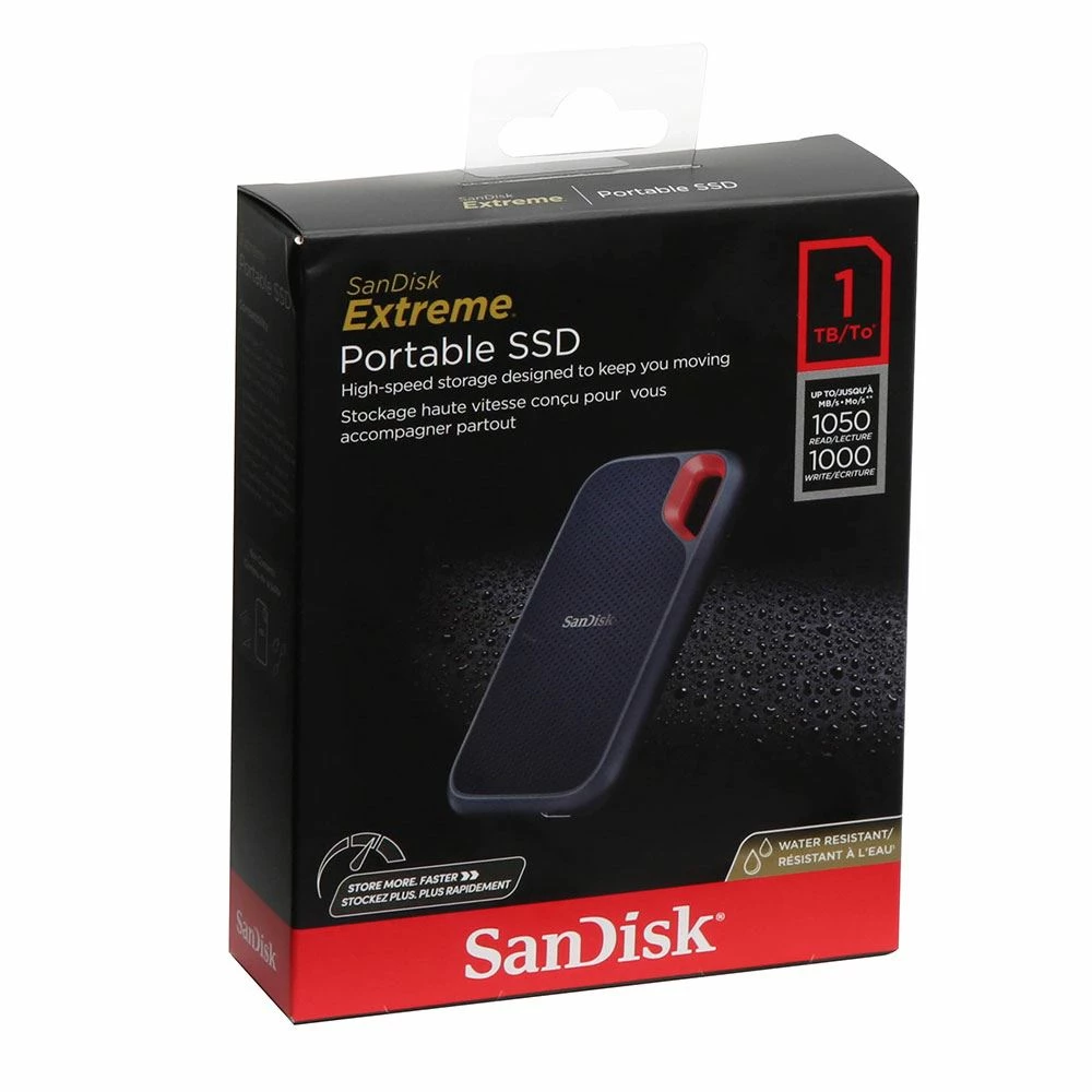 SanDisk Extreme Portable 1TB SSD USB 3.2 Gen 2 Type C External Solid State Drive - Image 2