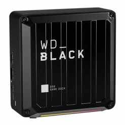 WD Black 1TB D50 Game Dock NVMe SSD, RGB With Thunderbolt 3 Connectivity, Up To 3,000 MB/s - WDBA3U0010BBK-NESN