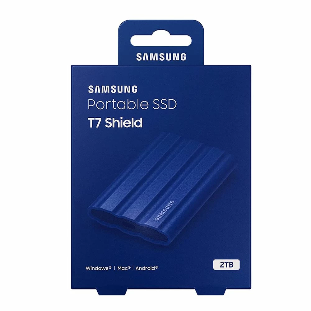Samsung T7 Shield 1TB External SSD USB 3.2 Gen 2 Solid State Drive - Blue - Image 4